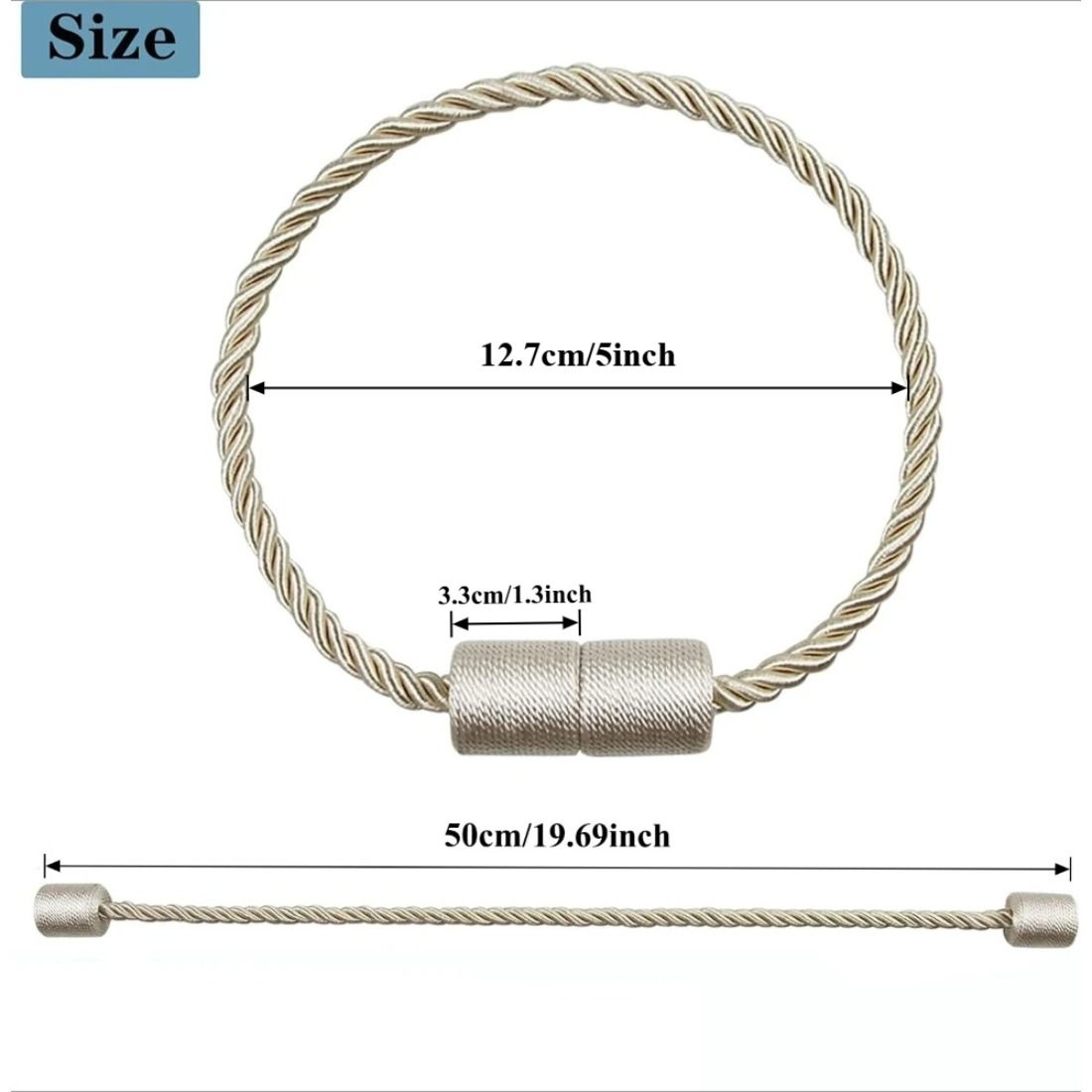 قطعتان من حمالات الستائر المغن - مراجعة Curtain Rods وسعره