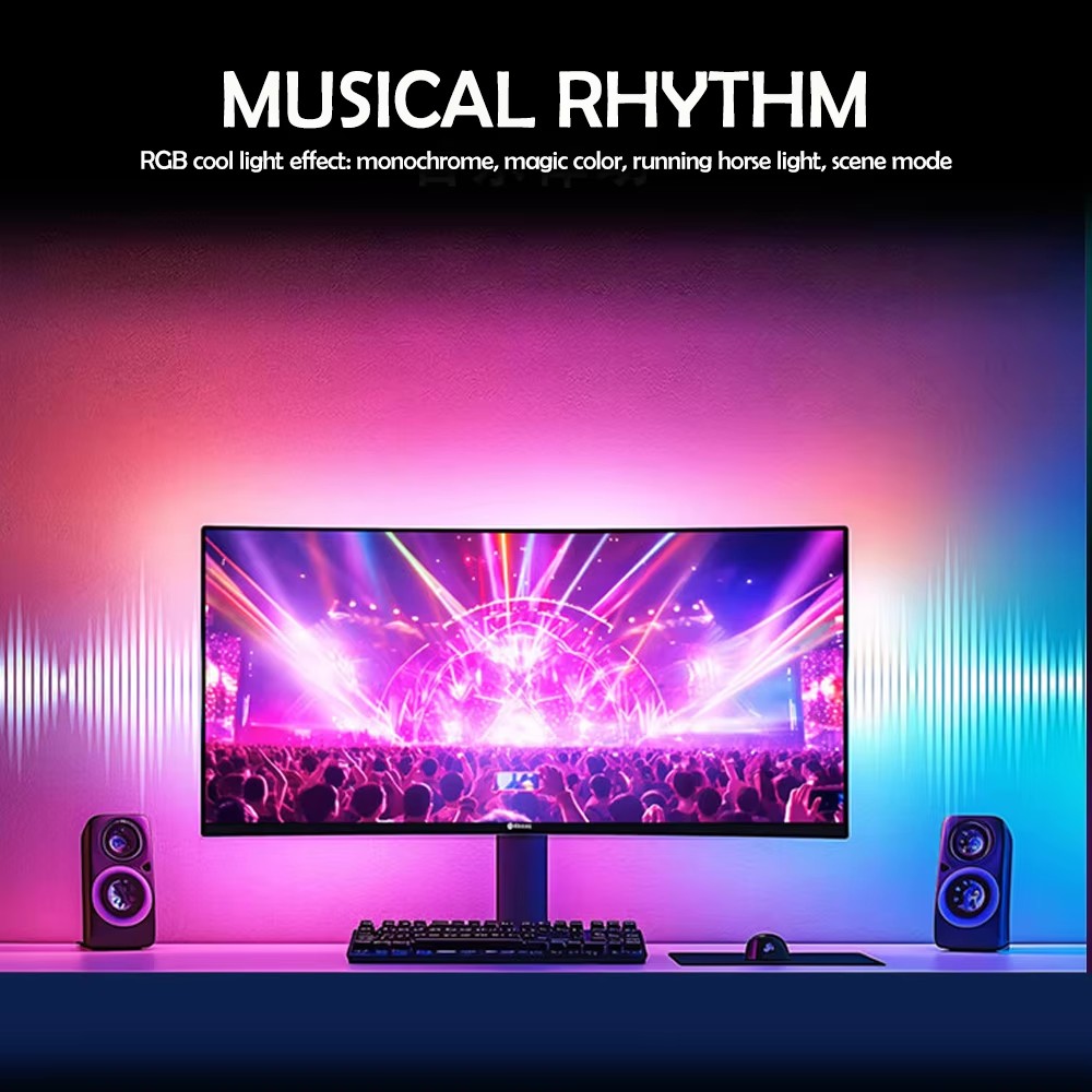 شريط إضاءة RGB للألعاب، إضاءة  - مراجعة Led Strip Lights وسعره
