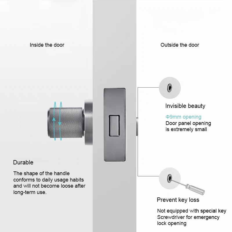 مقبض باب داخلي خشبي عصري ذهبي  - مراجعة Door Handle وسعره