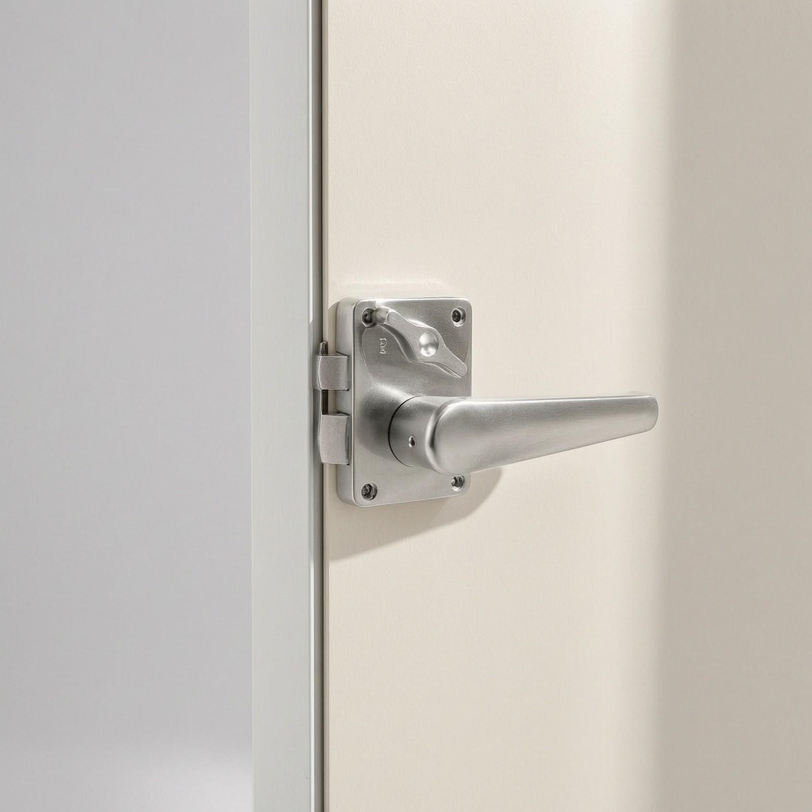 قفل باب حمام العربة مع مقبض AB - مراجعة Door Lock وسعره