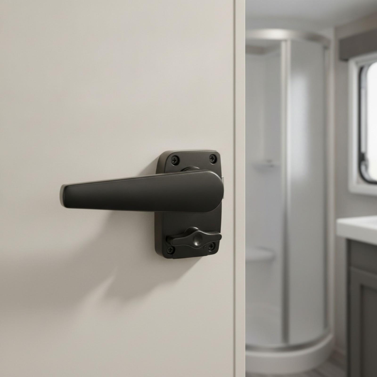 قفل باب حمام العربة مع مقبض AB - مراجعة Door Lock وسعره